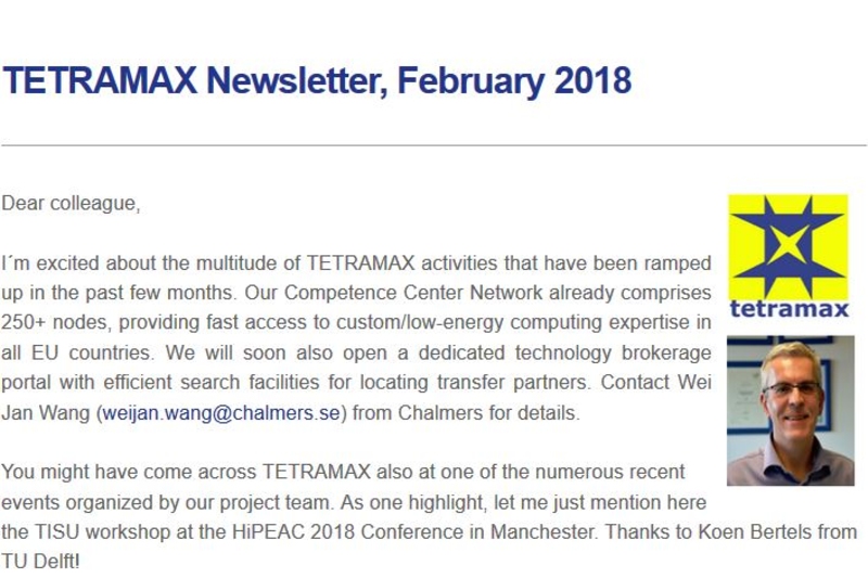 Tetramax Newsletter